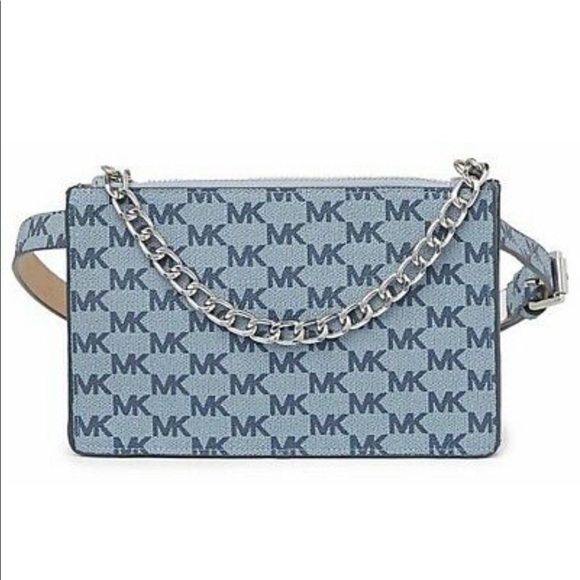 MICHAEL KORS WAIST PULL CHAIN BELT BAG M NWT - Picture 2 of 8